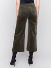 Charlie B Patch-Pocket Corduroy Flare Pants