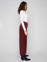 Patch Pocket Flare Corduroy Pants