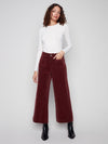 Patch Pocket Flare Corduroy Pants
