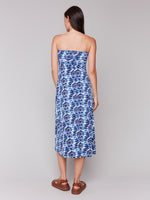 Two-in-one skirt and dress featuring floral print and adjustable straps