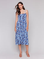 Full view of Charlie B versatile skirt/dress worn as a dress