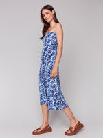Charlie B printed convertible skirt/dress with removable straps