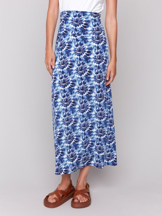 Charlie B printed convertible skirt/dress with removable straps