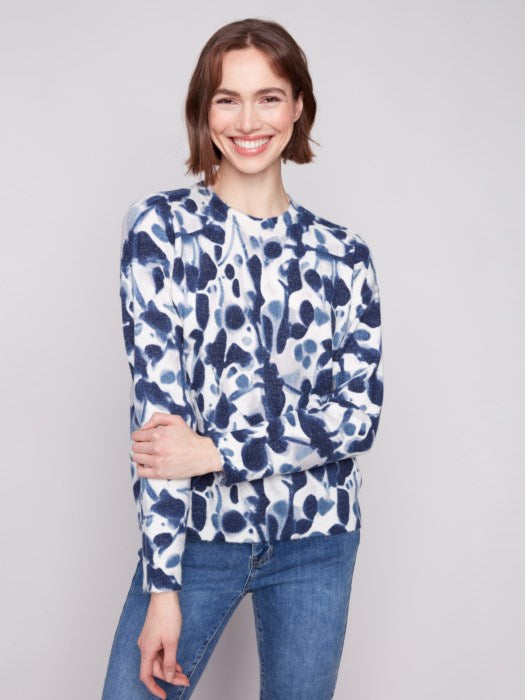 Reversible Printed Sweater