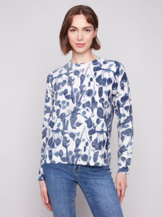 Reversible Printed Sweater