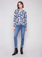 Reversible Printed Sweater