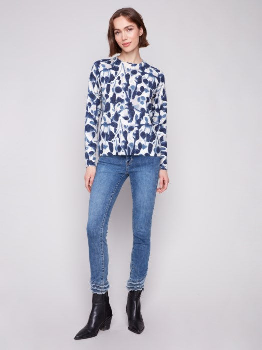 Reversible Printed Sweater