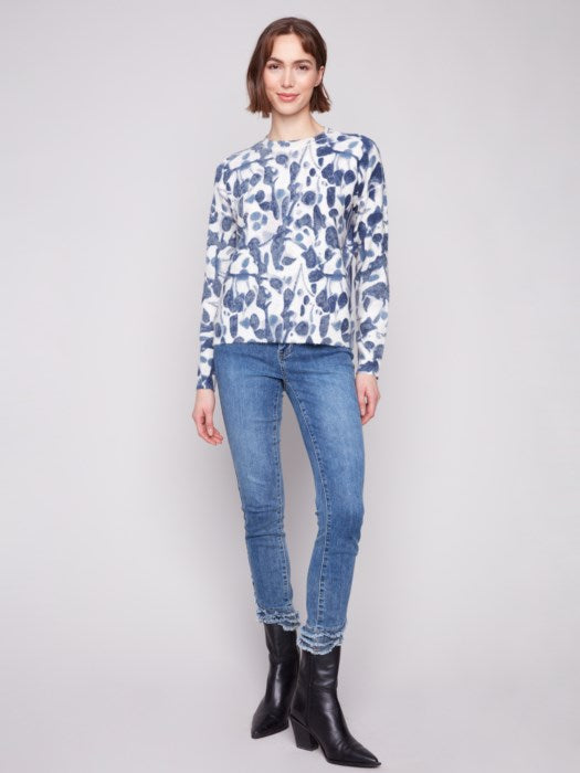 Reversible Printed Sweater