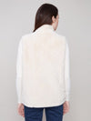 Reversible Quilted Faux Fur Vest