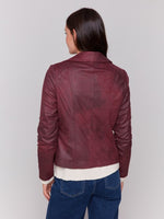 Charlie B Vintage Faux Leather Perfecto Jacket