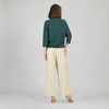 Clara Sunwoo ribbed funnel neck sweater displayed on model