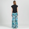 Back view highlighting smooth fit and banded waistline