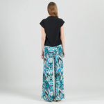 Back view highlighting smooth fit and banded waistline