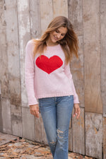 Brushed Heart Crew