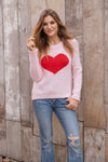 Brushed Heart Crew