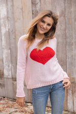 Brushed Heart Crew