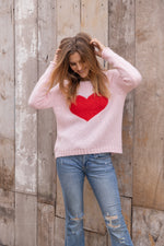 Brushed Heart Crew