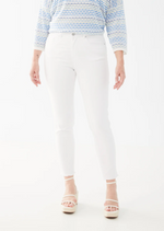 FDJ Euro Twill, Frayed Olivia Slim Ankle Denim