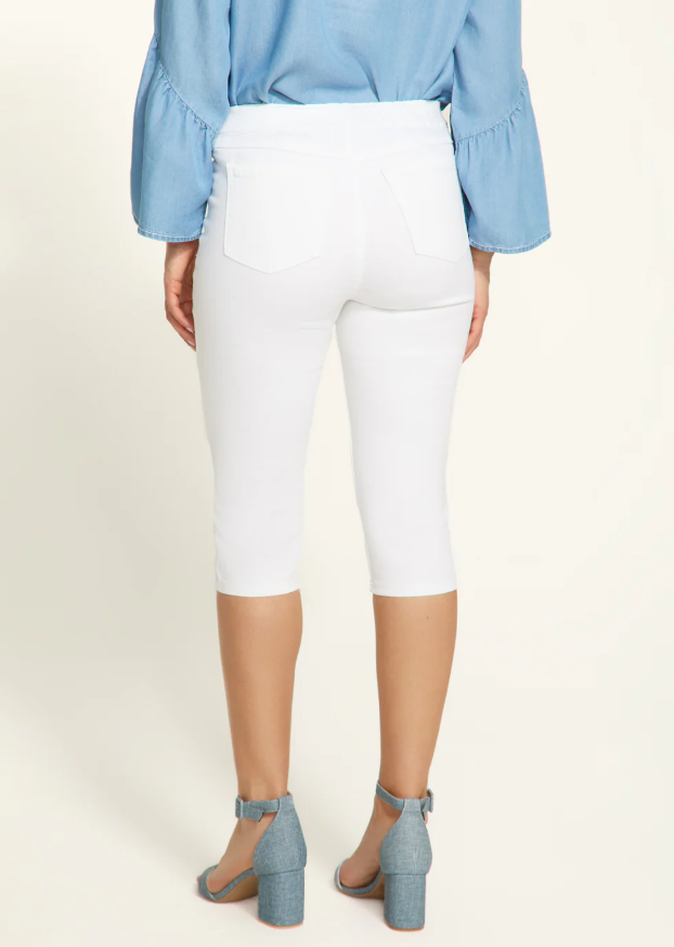 Back detail of pull-on cropped pants from The Lazy Daisy