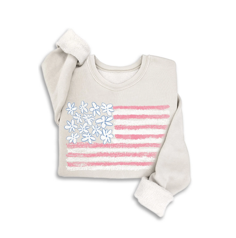 Daisy Flag Sweatshirt