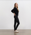 Cozy fall sweater with long sleeves and twist front design
