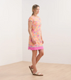 Casual styled look with The Nellie Dress in Distressed Floral paired with sandals
