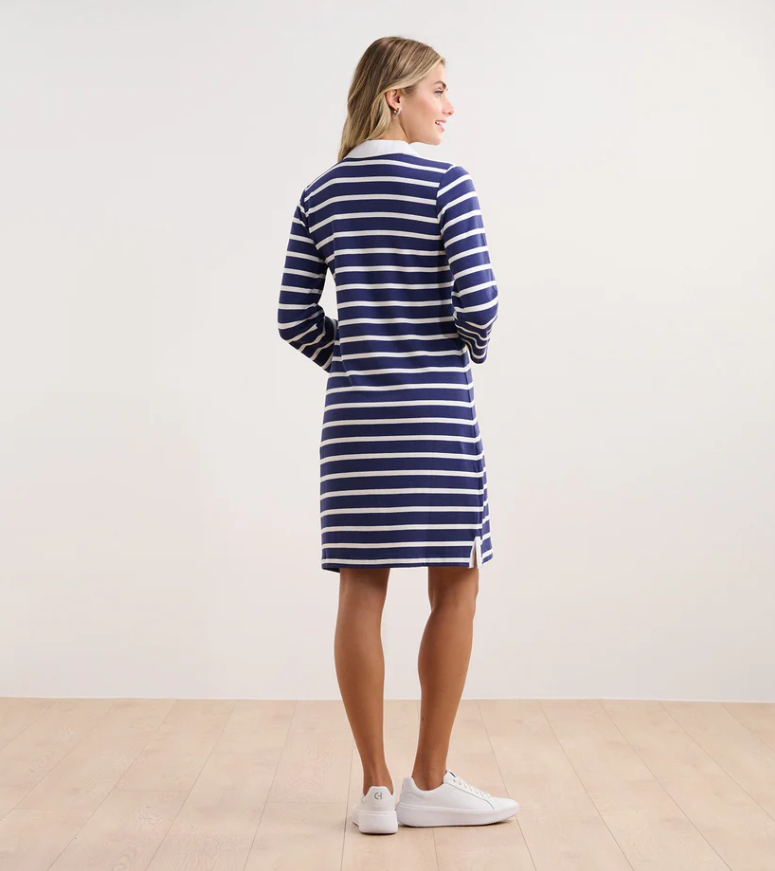 Back view showing soft fabric and comfortable drape