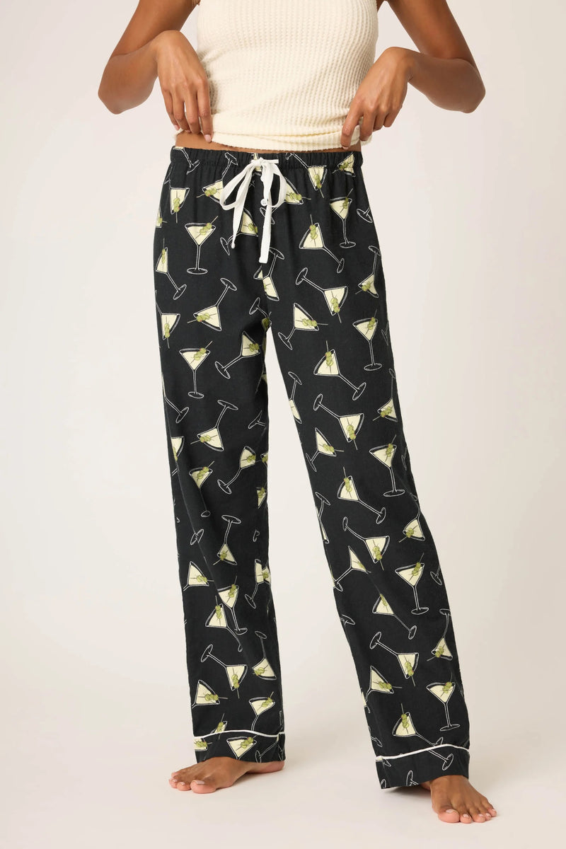 PJ Salvage Merrier with a Martini Flannel Pants
