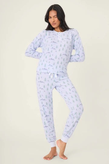 PJ Salvage Mountain Dreams Ski Jammie Classics