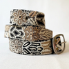 Jenny Krauss Monochromatic Embroidered Wool Belt