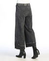 Jess & Jane Rib Contrast & Button Pant