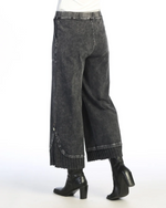 Jess & Jane Rib Contrast & Button Pant