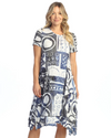 Jess & Jane Dottie Travel Dress in lightweight crushed fabric