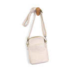 Jolene Vegan Leather Crossbody Phone Bag – Travel Light at The Lazy Daisy in Ecru