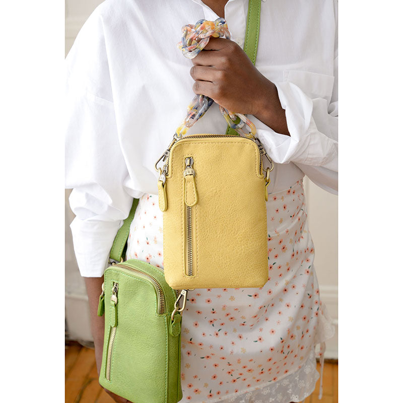 Jolene Vegan Leather Crossbody Phone Bag – Travel Light at The Lazy Daisy