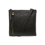 Joy Susan Dawn Multi Pocket Compact Crossbody Bag Black