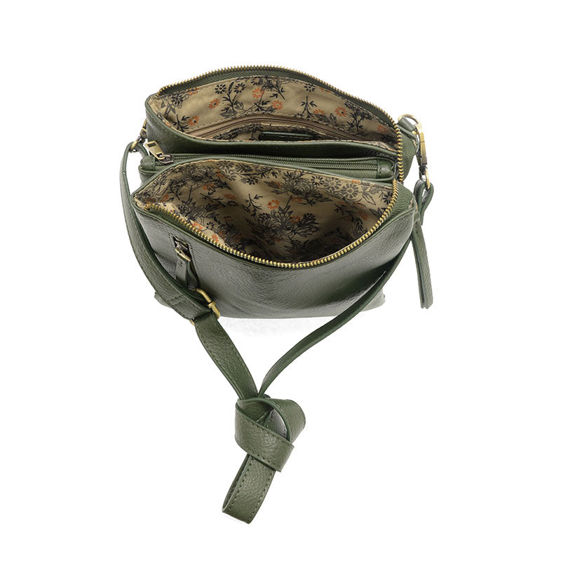 Joy Susan Dawn Multi Pocket Compact Crossbody Bag