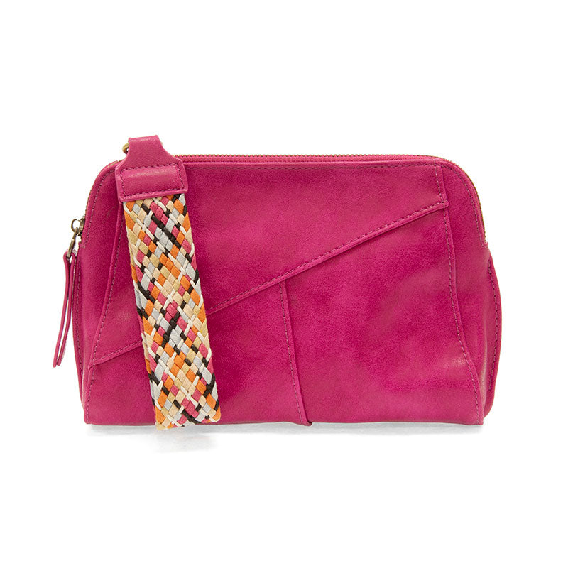 Gigi Crossbody with Woven Wristlet Strap