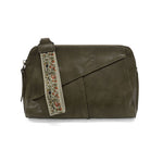 Gigi Crossbody with Woven Wristlet Strap