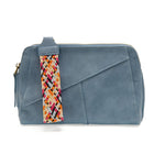 Joy Susan Gigi Crossbody with Woven Wristlet Strap Bluebird