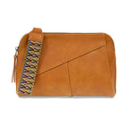 Joy Susan Gigi Crossbody with Woven Wristlet Strap Honey 