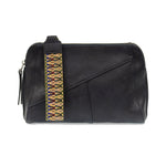 Joy Susan Gigi Crossbody with Woven Wristlet Strap Navy