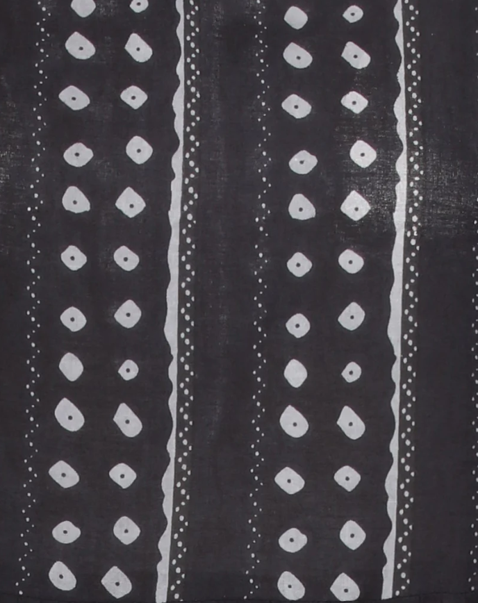 Flat lay of lightweight Kikisol maxi dress with flowy silhouette