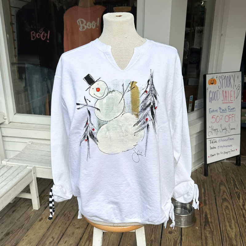 Winter Wonderland Snowman Pullover