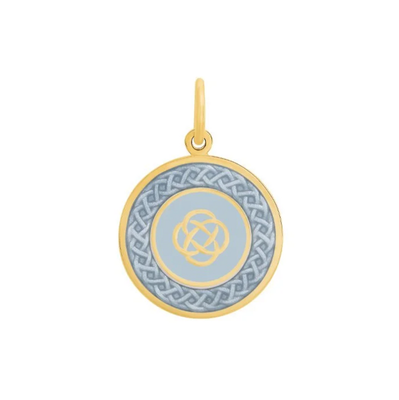 Family Knot All Gold Pendant