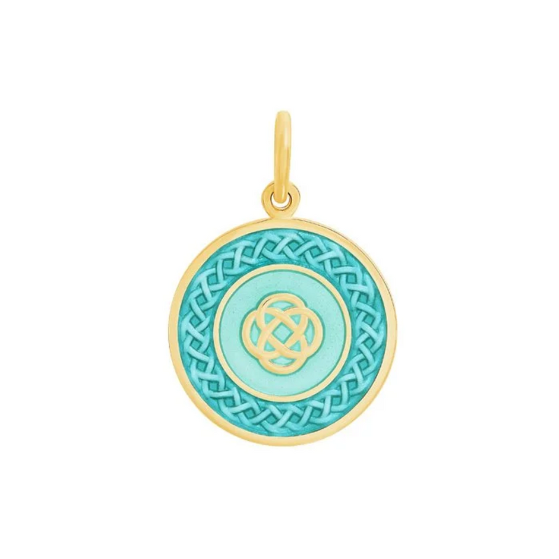 Family Knot All Gold Pendant