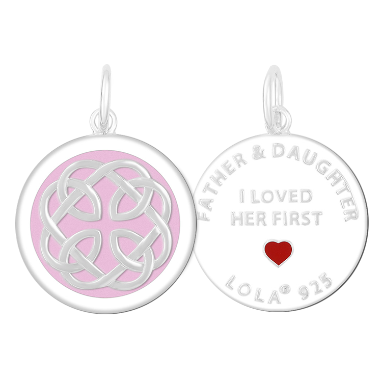 LOLA® Father & Daughter Silver Pendant