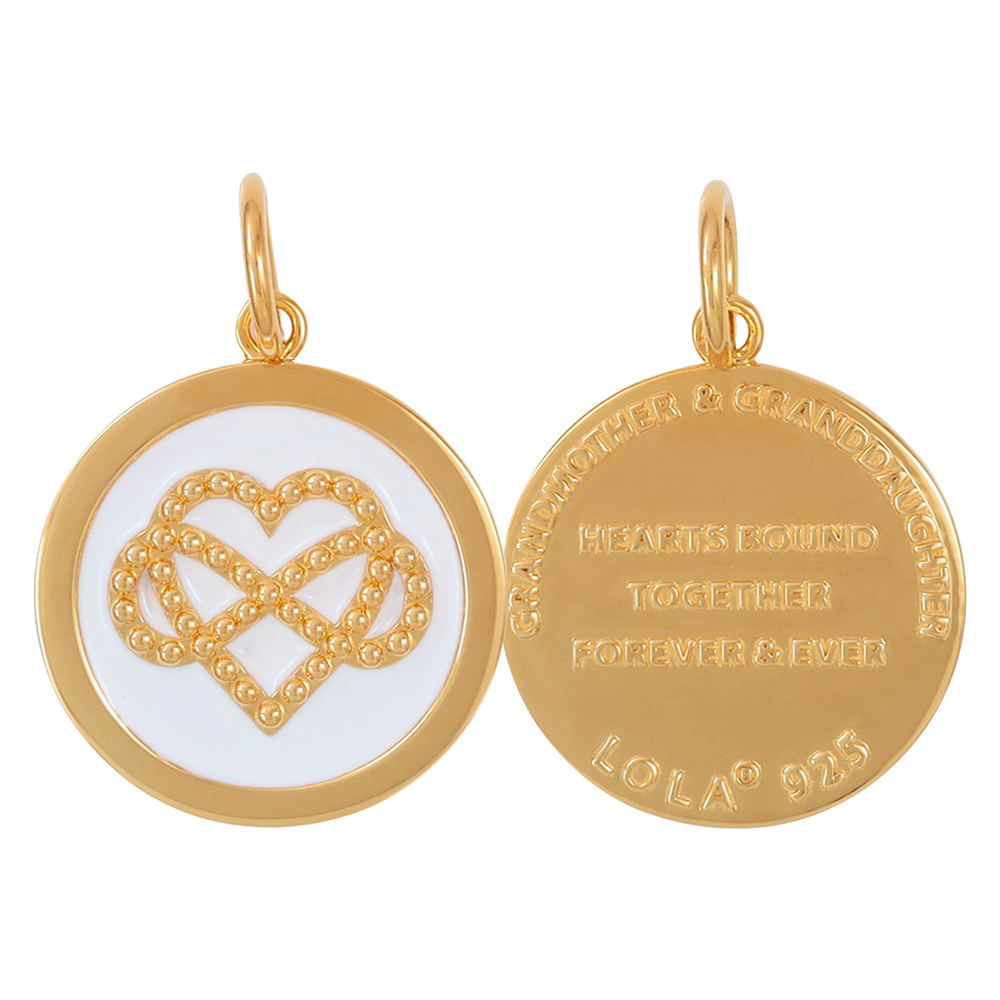 LOLA® Grandmother & Granddaughter Gold Pendant