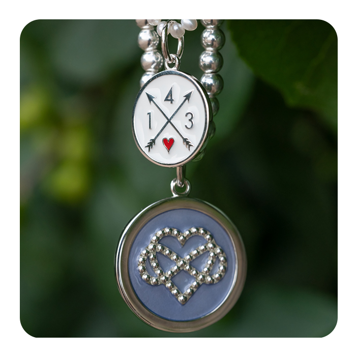 LOLA® Grandmother & Granddaughter Silver Pendant