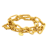 LOLA® Oval Double Wrap Bracelet Gold